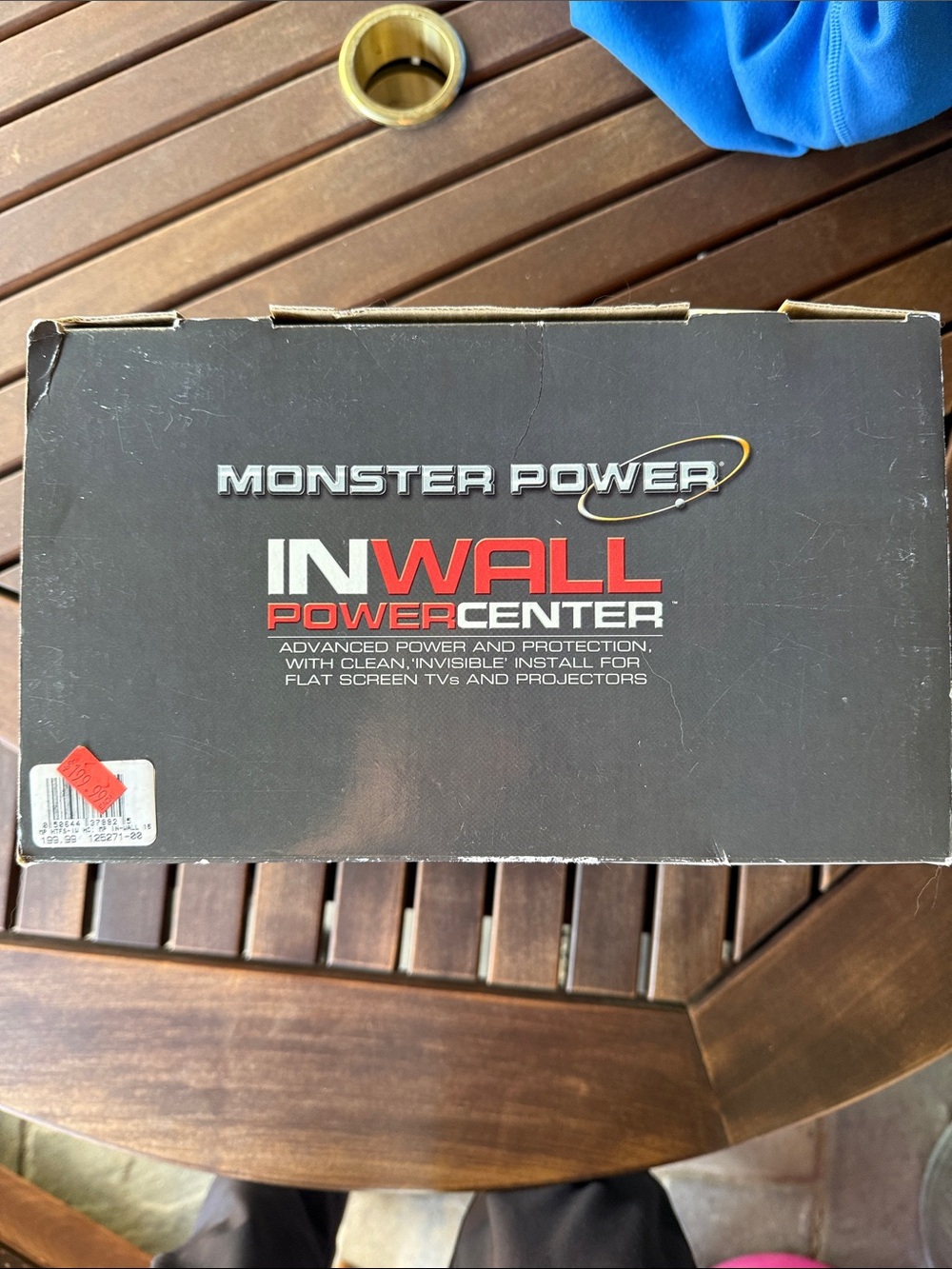 Monster Power In Wall Power Center for Flat Screen TV